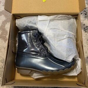 Sperry Duck Boots girls size 2